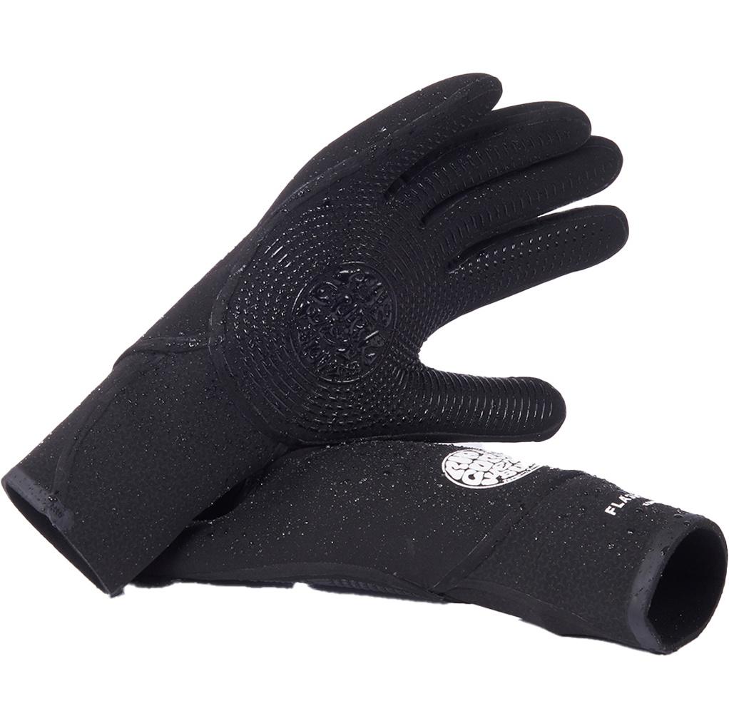 2026 Rip Curl Flashbomb 3/2mm Luvas De Neoprene De 5 Dedos Wgl1cf -preto